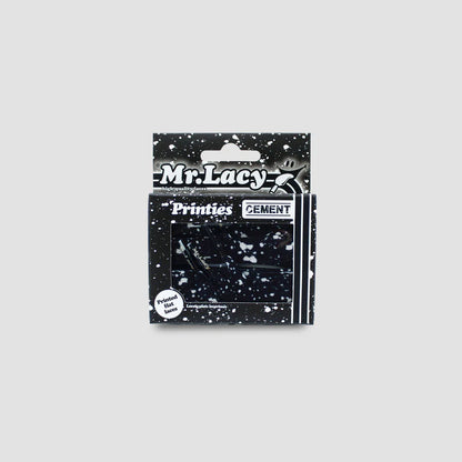 Sireturi Mr. Lacy PRINTIES 130CM Cement Black White