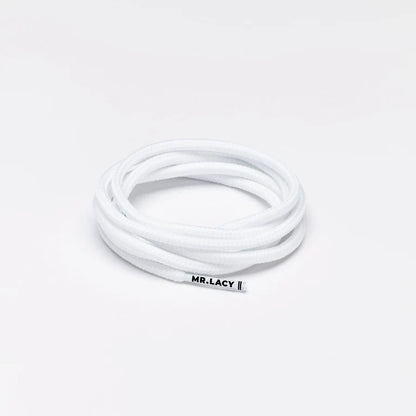 Sireturi Mr. Lacy ROUNDIES 120CM White