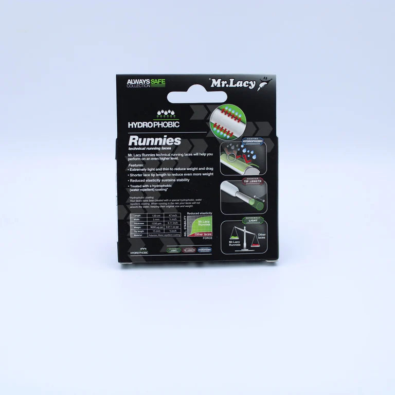 Sireturi Mr. Lacy RUNNIES HYDROPHOBIC 120CM Bright Orange