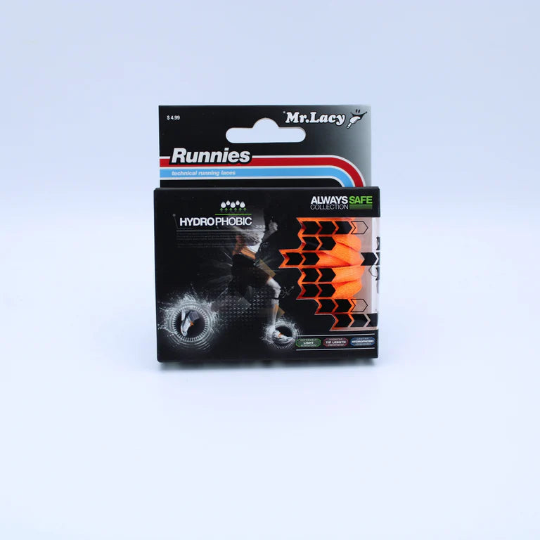 Sireturi Mr. Lacy RUNNIES HYDROPHOBIC 120CM Bright Orange