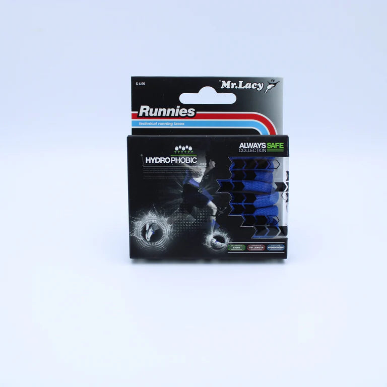 Sireturi Mr. Lacy RUNNIES HYDROPHOBIC 120CM Royal Blue