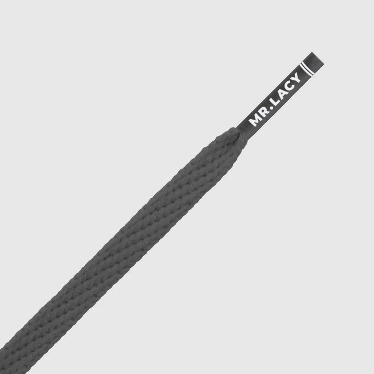 Sireturi Mr. Lacy SKINNES 120CM Dark Grey