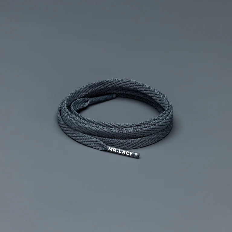 Sireturi Mr. Lacy SKINNES 120CM Dark Grey