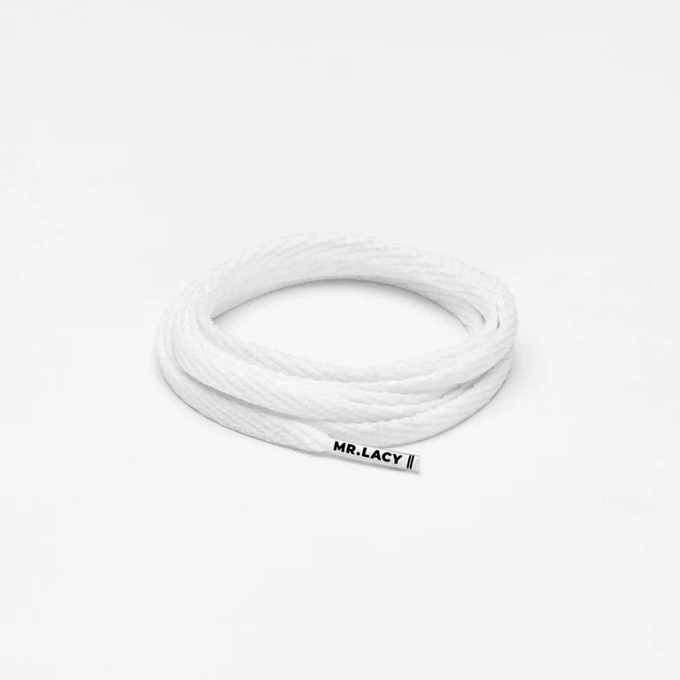 Sireturi Mr. Lacy SKINNES 120CM White
