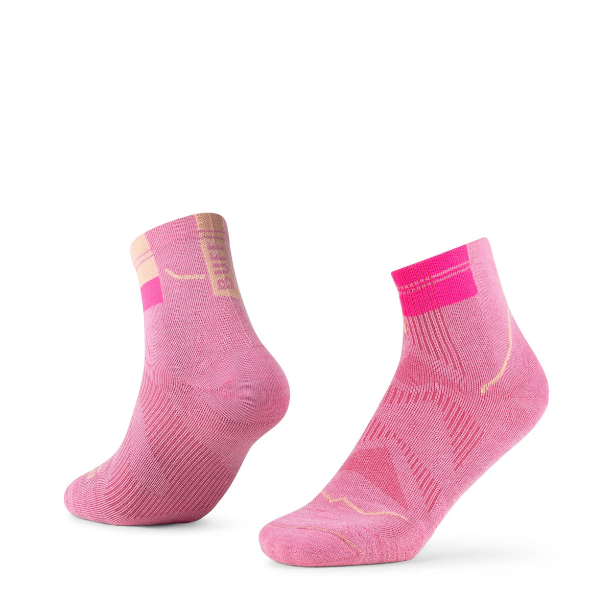 Sosete Buff Coolnet Quarter - CQ PINK