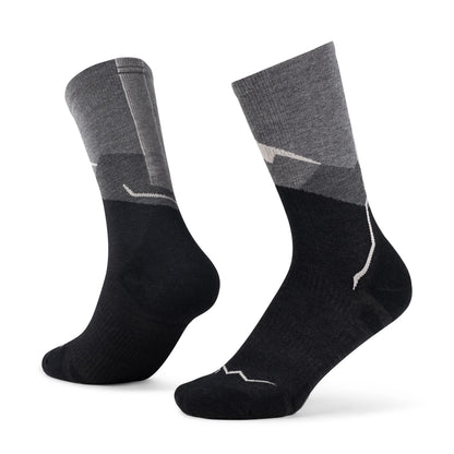 Sosete Buff Light Wool Merino Crew - LWC1 GRAPHITE