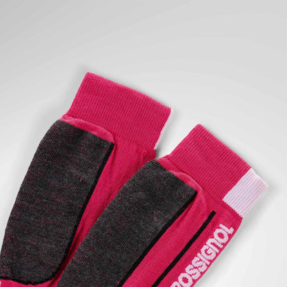 Sosete schi copii Jr Rossignol Essential ski socks Electric fuchsia