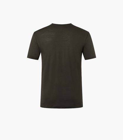 Tricou barbati cu merino SN-SUPERNATURAL - M LANDI - Black Ink Feather Grey