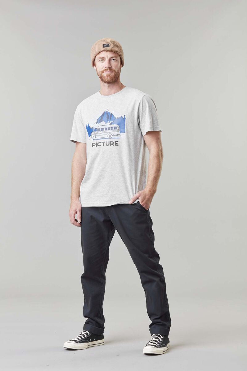 Tricou barbati Picture Coastlife tee - Grey Melange