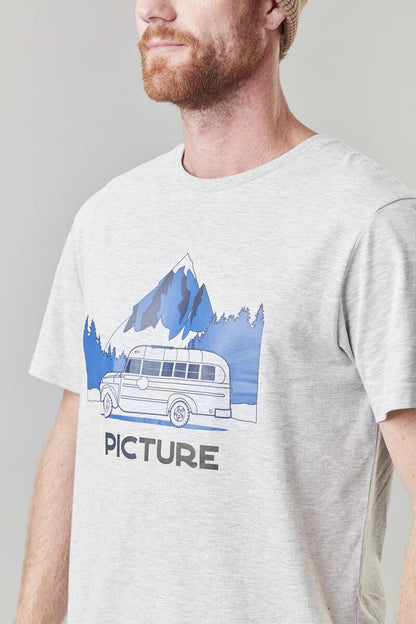 Tricou barbati Picture Coastlife tee - Grey Melange