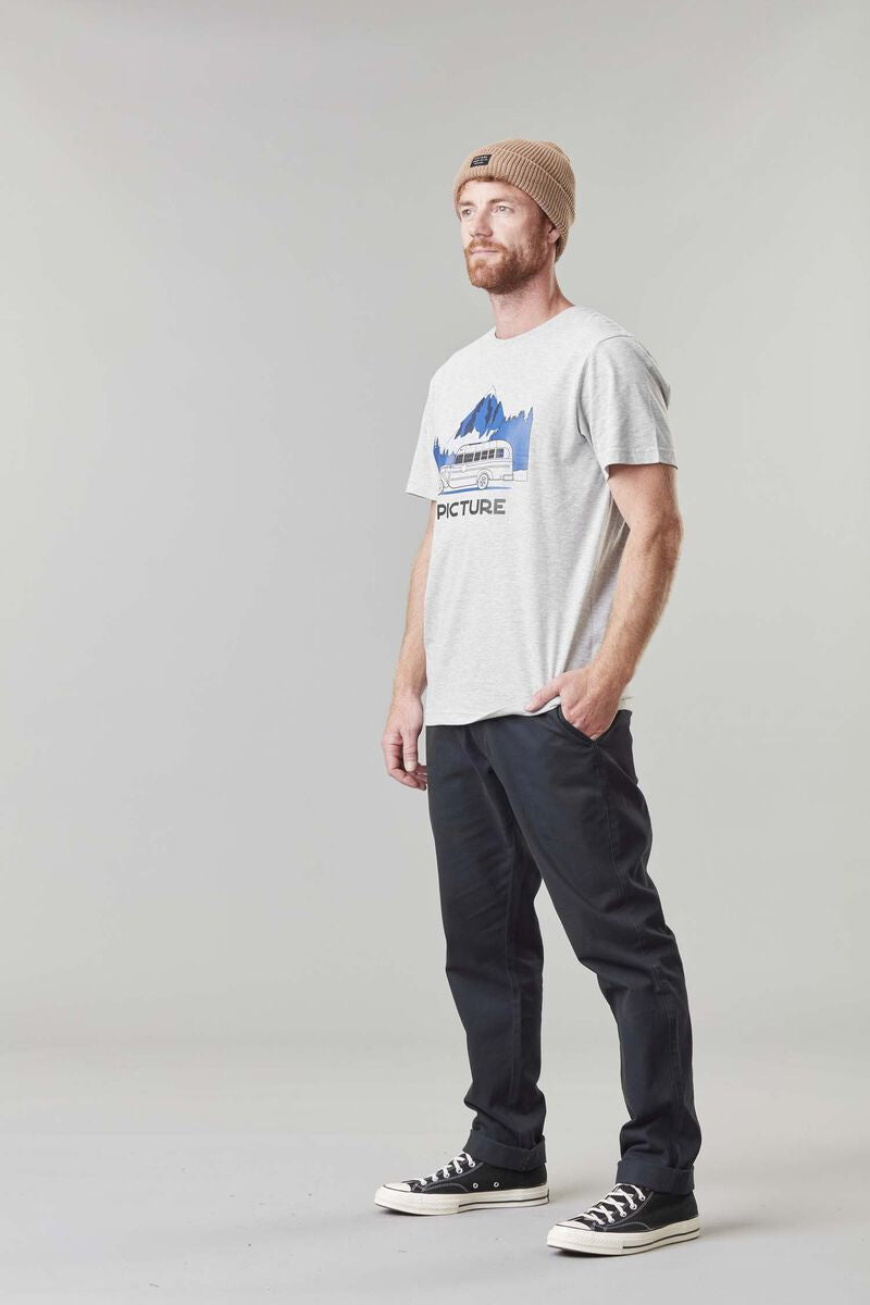 Tricou barbati Picture Coastlife tee - Grey Melange