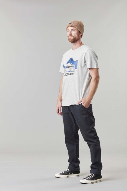 Tricou barbati Picture Coastlife tee - Grey Melange