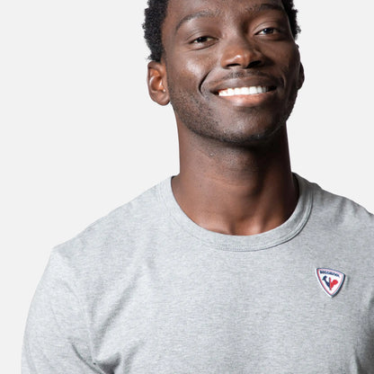 Tricou barbati Rossignol LOGO PLAIN Heather grey