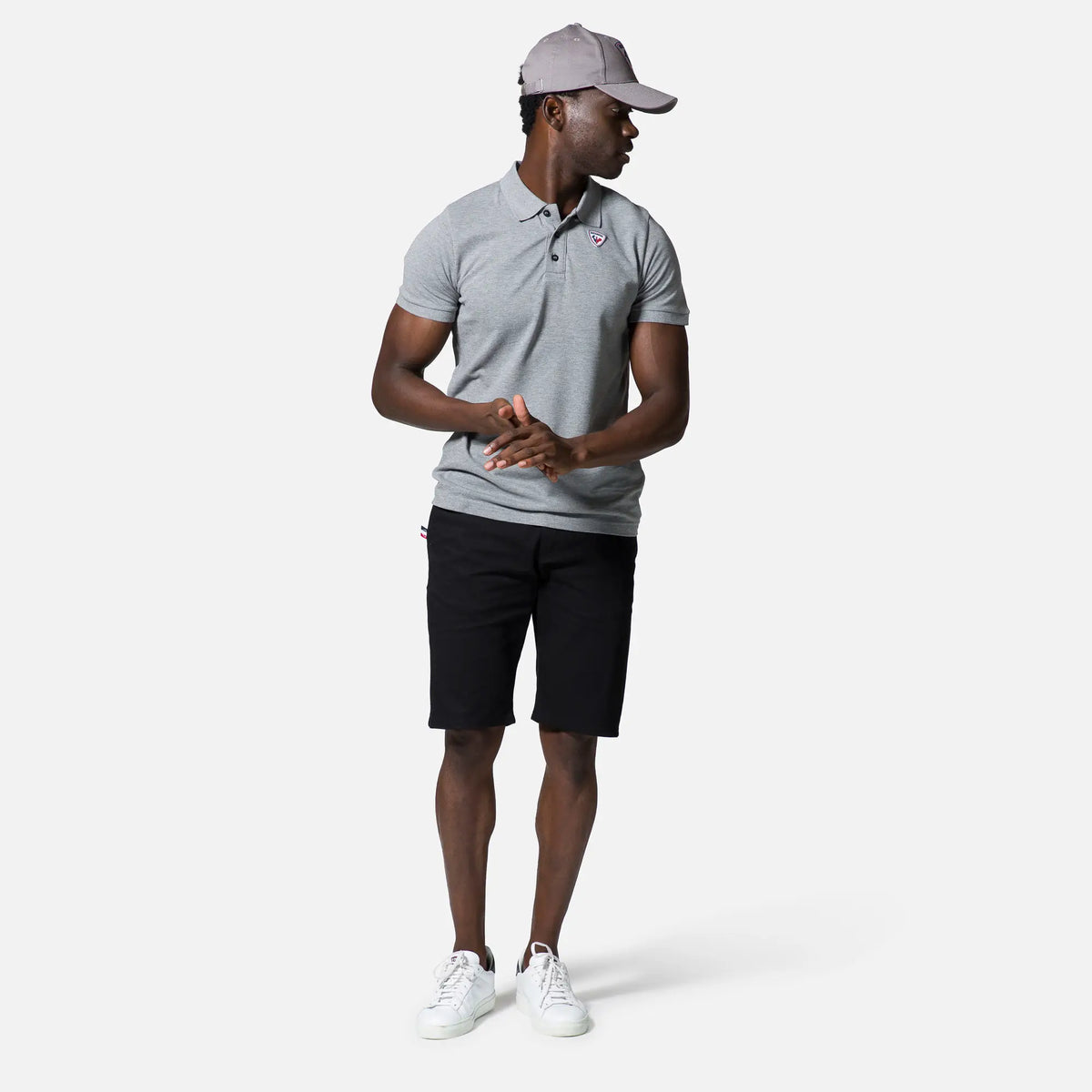 Tricou barbati Rossignol LOGO Polo Heather grey