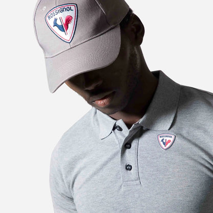 Tricou barbati Rossignol LOGO Polo Heather grey
