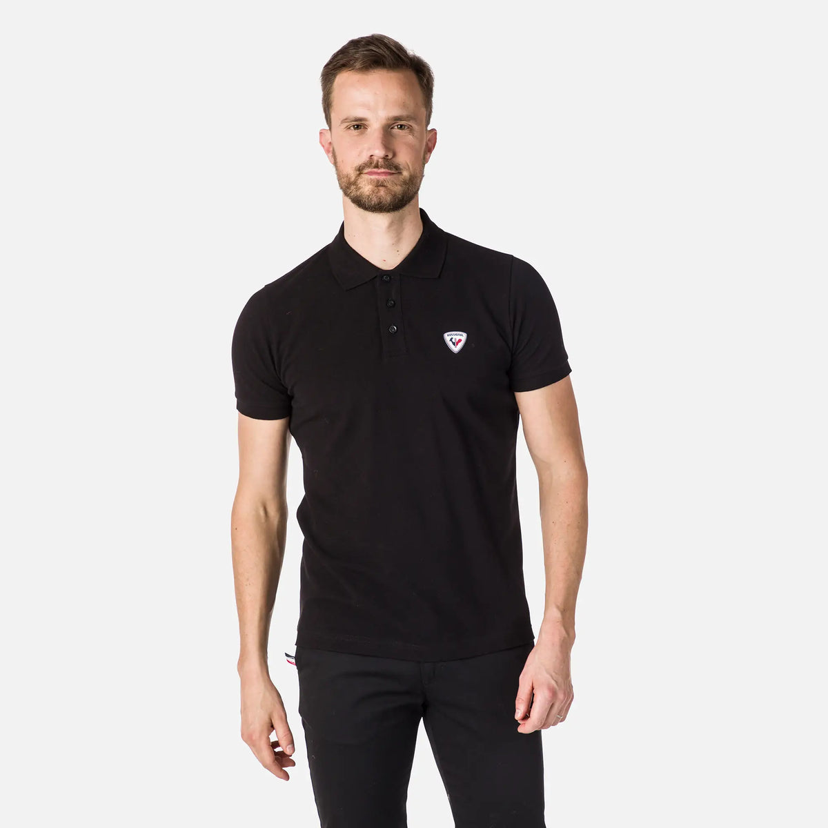 Tricou barbati Rossignol LOGO Polo Black