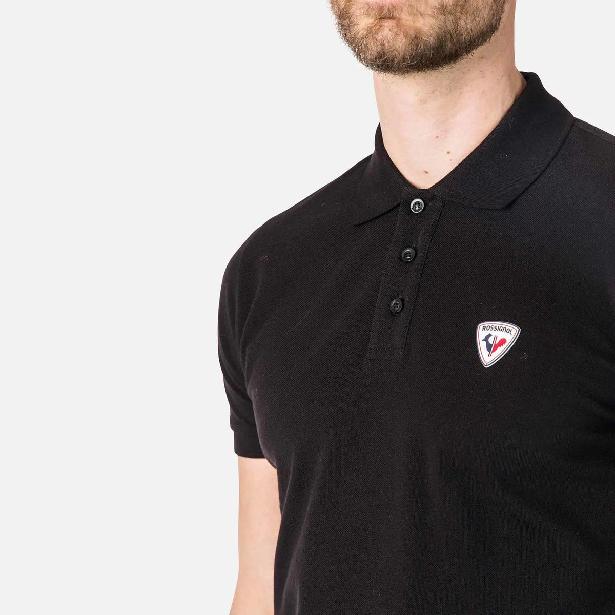Tricou barbati Rossignol LOGO Polo Black