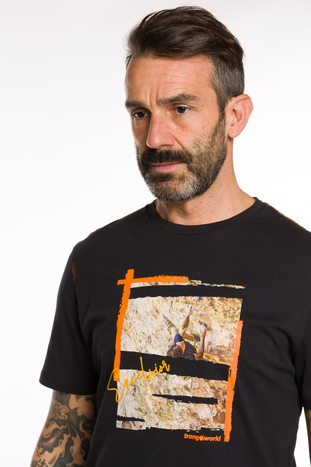 Tricou barbati Trangoworld EXCELSIOR Caviar
