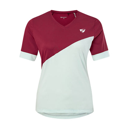 Tricou bike dama Ziener NEVINA Sangria red