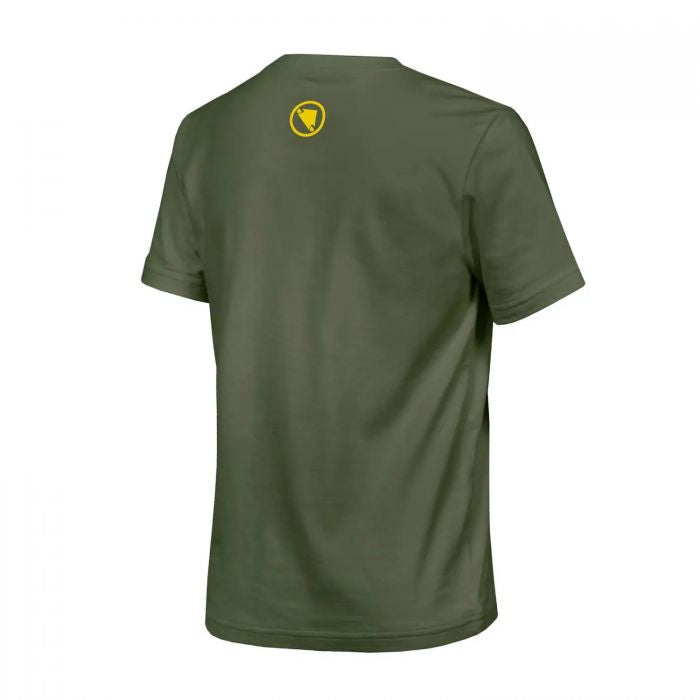Tricou copii Endura KIDS ONE CLAN ORGANIC CAMO Green Olive