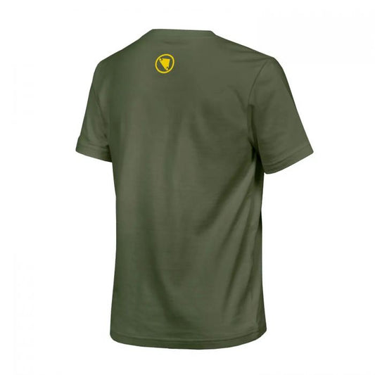 Tricou copii Endura KIDS ONE CLAN ORGANIC CAMO Green Olive