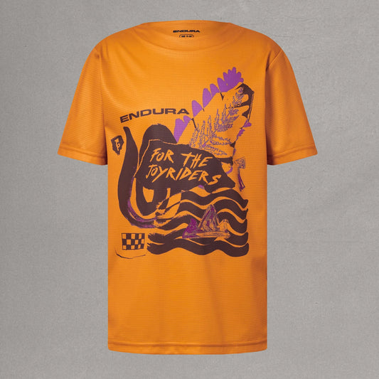 Tricou pentru copii Endura SINGLETRACK CORE - END ORANGE