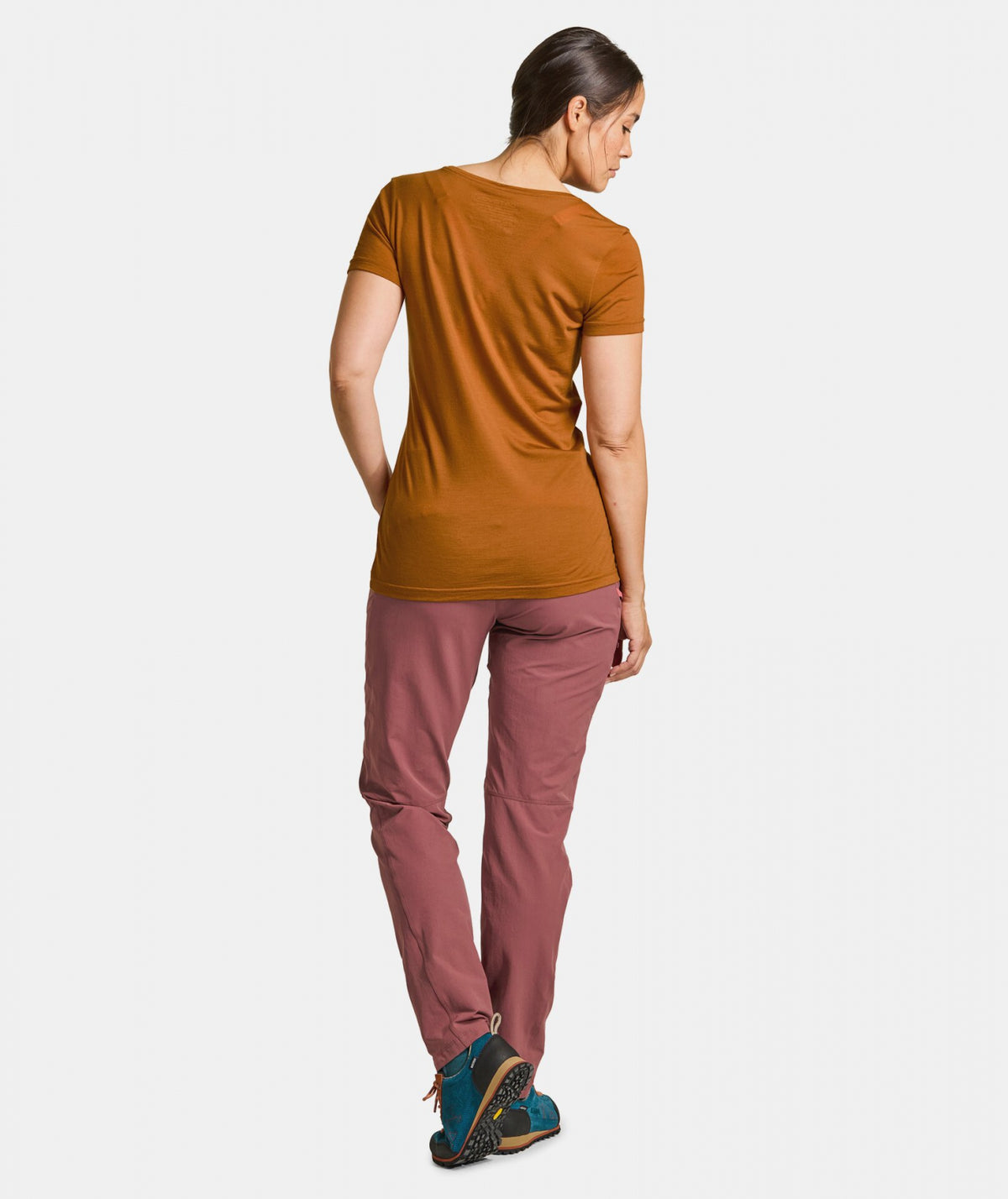 Tricou dama Ortovox 120 COOL TEC LEAF LOGO TS - sly fox