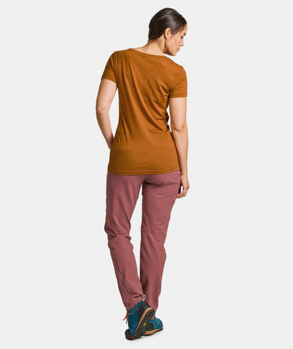 Tricou dama Ortovox 120 COOL TEC LEAF LOGO TS - sly fox