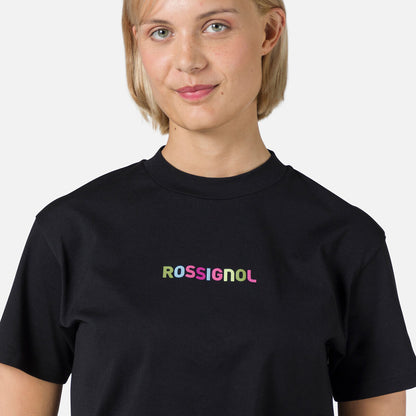 Tricou dama Rossignol W EMBROIDERY - Black