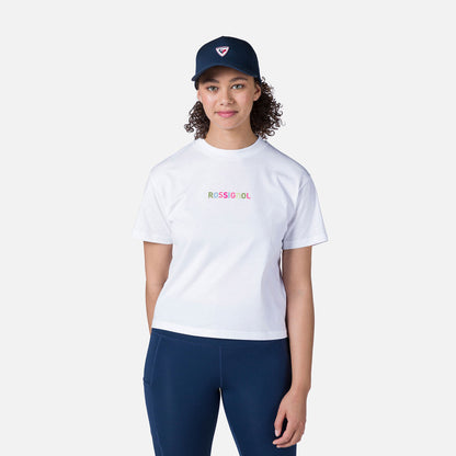 Tricou dama Rossignol W EMBROIDERY - White