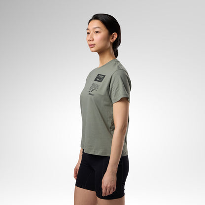 Tricou dama Rossignol W GRAPHIC WATERFALL - Laurel Wreath