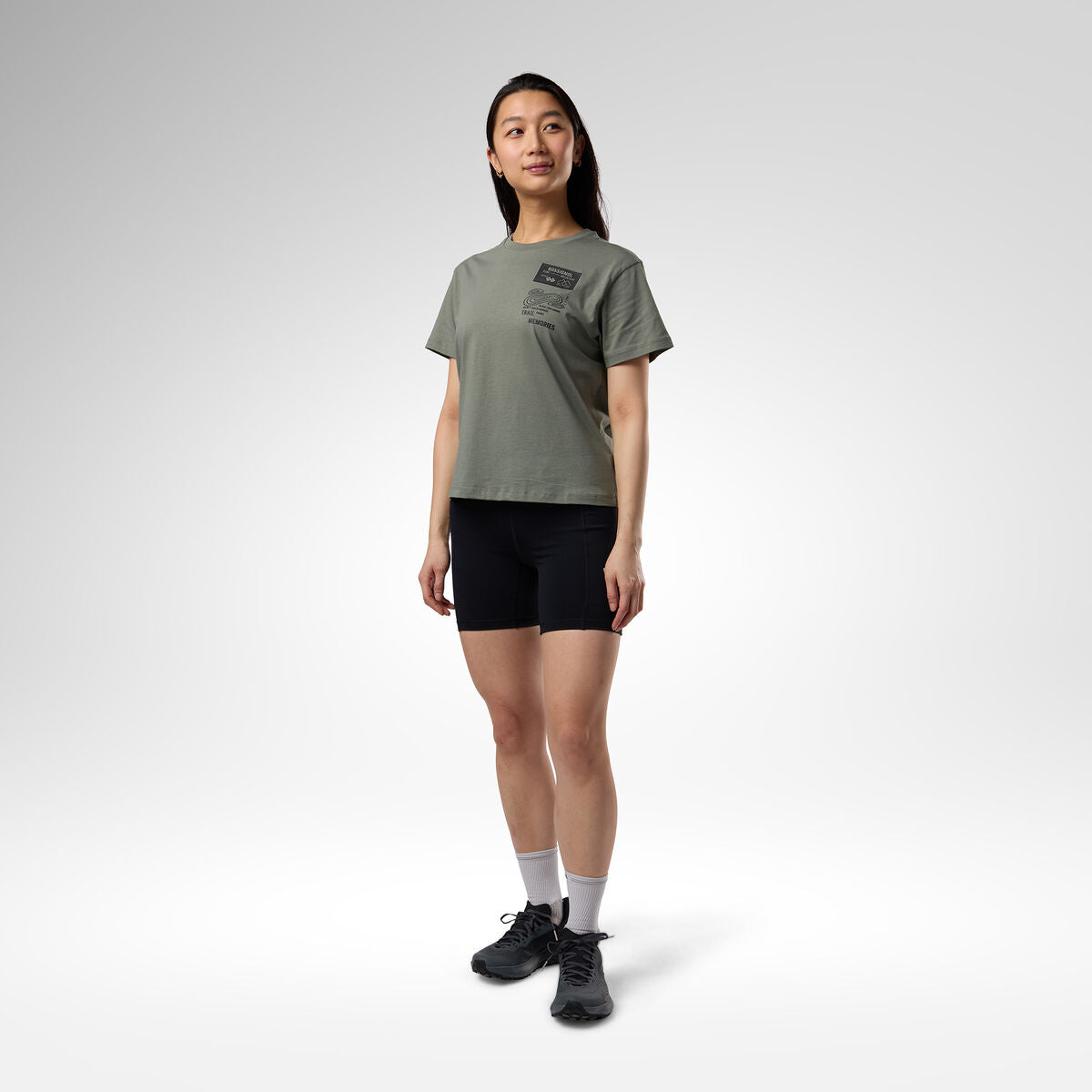 Tricou dama Rossignol W GRAPHIC WATERFALL - Laurel Wreath