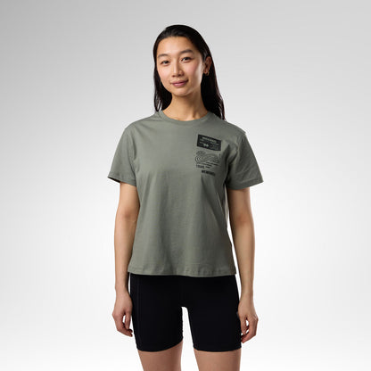 Tricou dama Rossignol W GRAPHIC WATERFALL - Laurel Wreath