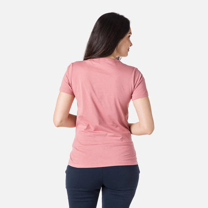 Tricou dama Rossignol W LOGO ROSSI TEE Wallop rose