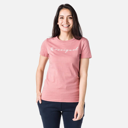 Tricou dama Rossignol W LOGO ROSSI TEE Wallop rose