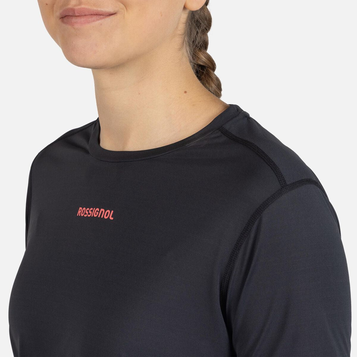 Tricou dama Rossignol W SIDELHORN - Black