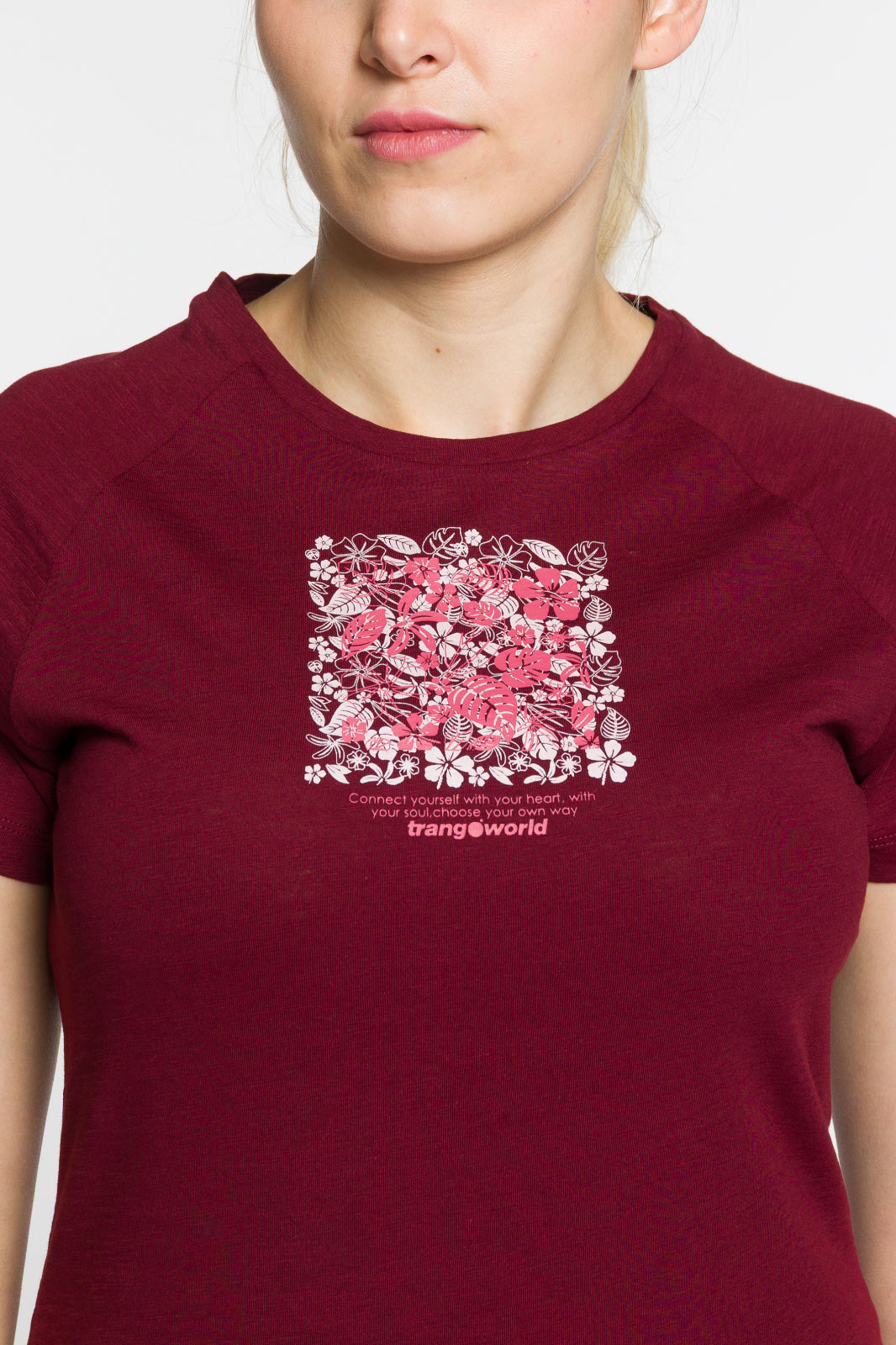 Tricou dama Trangoworld COBDEN-Tawny Port