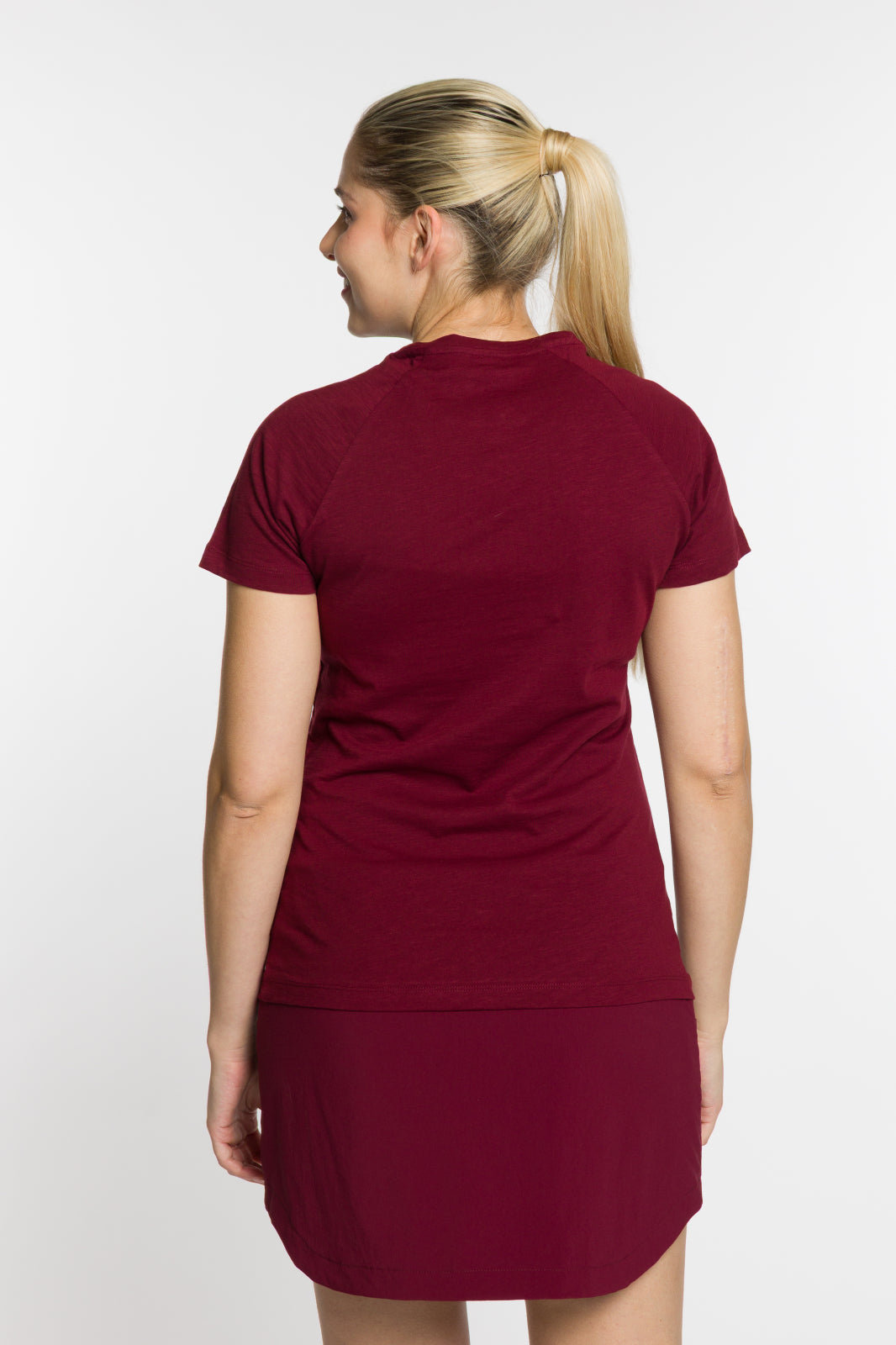Tricou dama Trangoworld COBDEN-Tawny Port