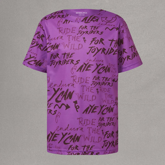 Tricou pentru copii Endura SINGLETRACK CORE - END PURPLE